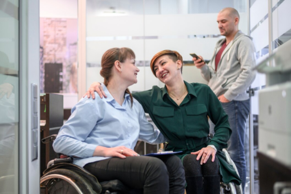 NDIS support worker assisting a client in Geelong